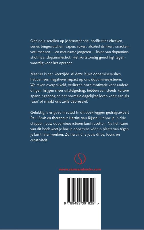 Achterkant van Het dopamine-effect