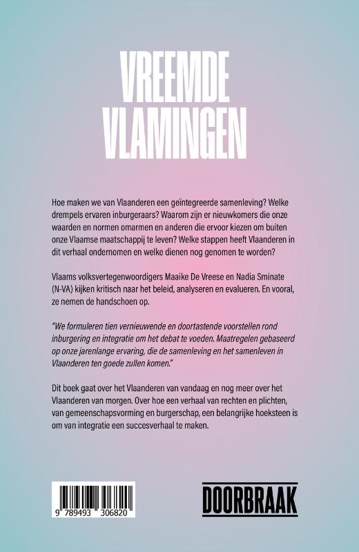 Achterkant van Vreemde Vlamingen