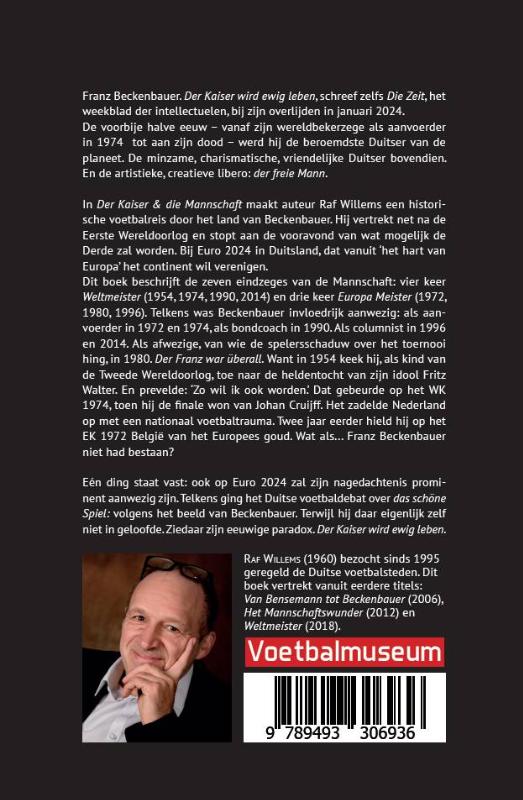 Achterkant van Der Kaiser & die Mannschaft