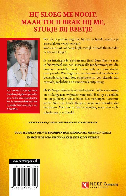 Achterkant van De verborgen Narcist