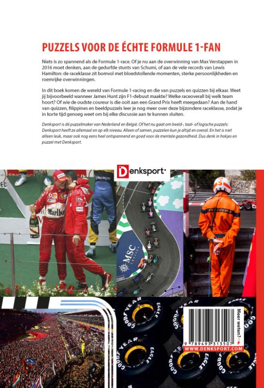 Achterkant van Het GP Race Puzzelboek