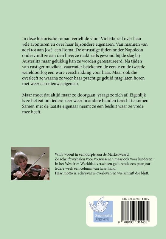 Achterkant van Violetta