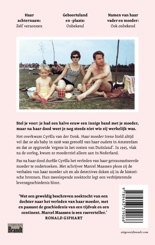 Achterkant van Wat mama niet vertellen kon