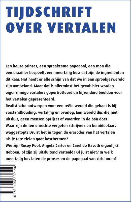Achterkant van Niet uitsluitend vertalen