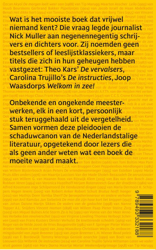 Achterkant van Ongekend