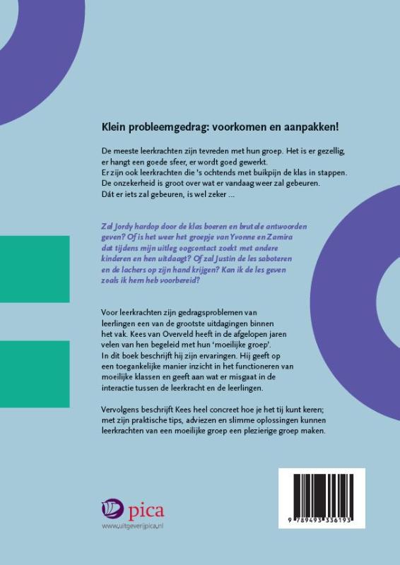 Achterkant van Gedragsoplossingen voor de moeilijke groep
