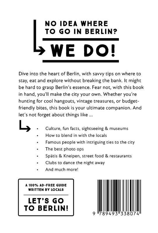 Achterkant van Why Should I Go To Berlin