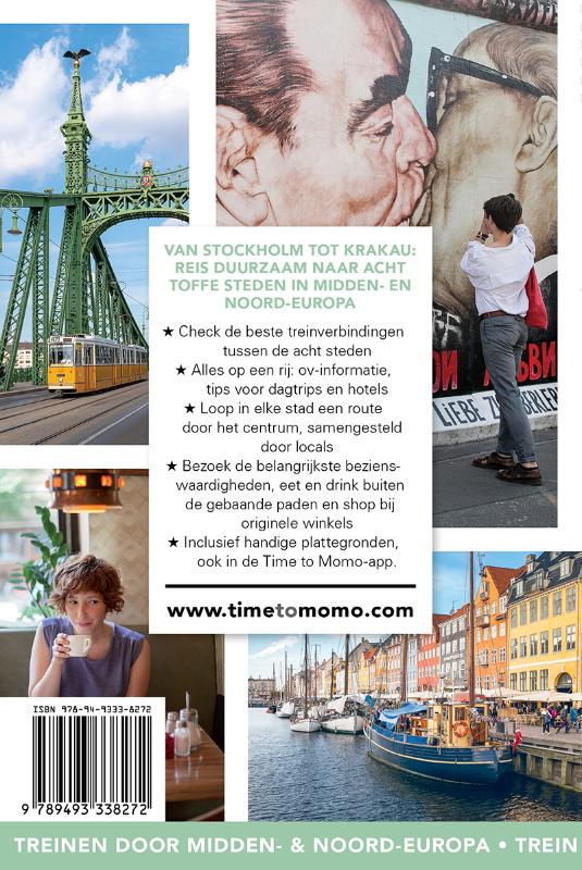 Achterkant van Treinreisgids Midden- & Noord-Europa