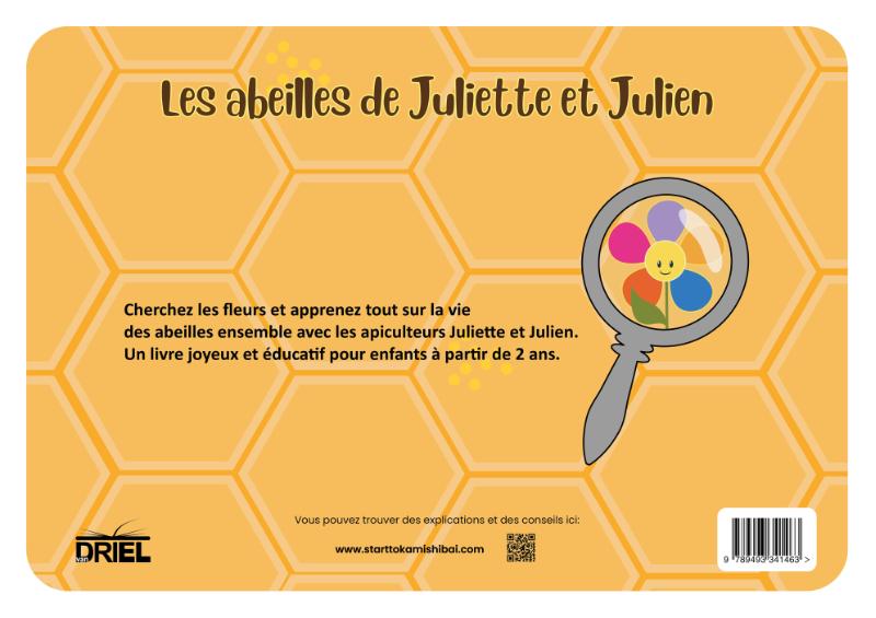 Achterkant van Les abeilles de Juliette et Julien