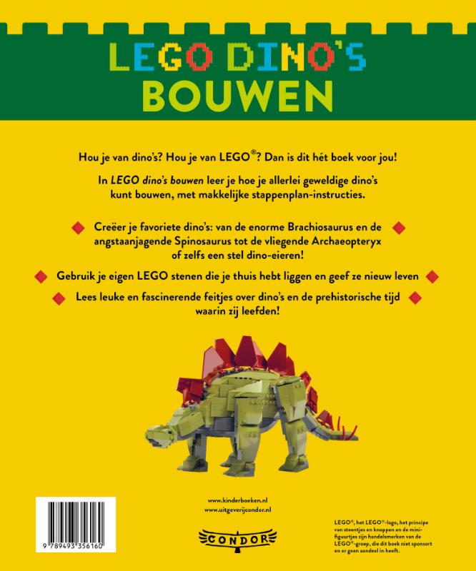 Achterkant van LEGO dino's bouwen