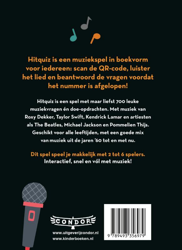 Achterkant van Hitquiz