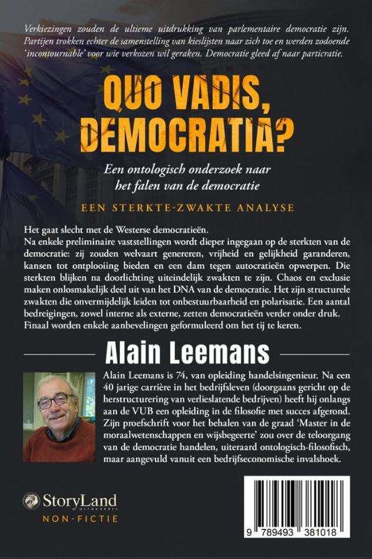 Achterkant van Quo vadis, democratia?