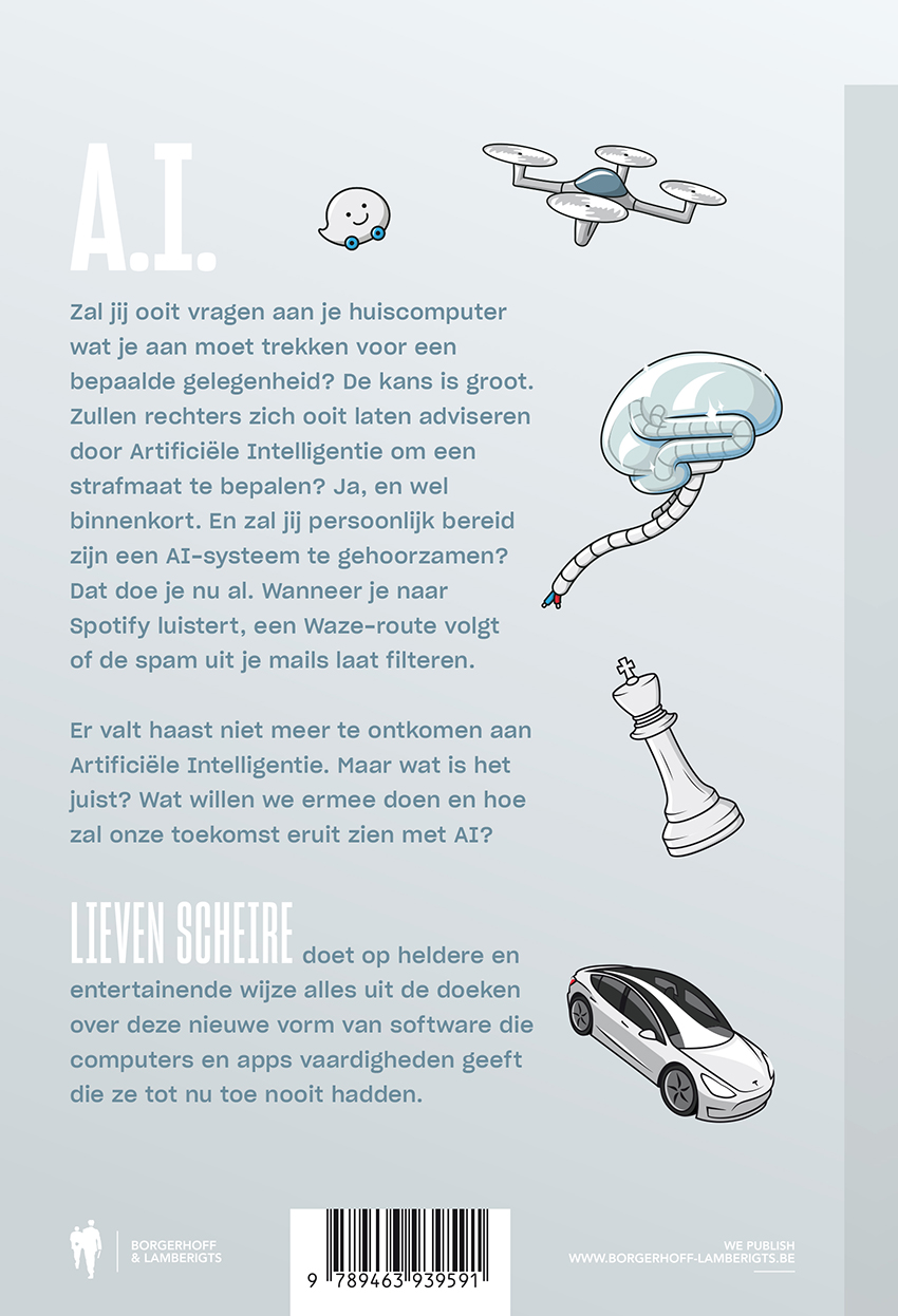 Achterkant van A.I.