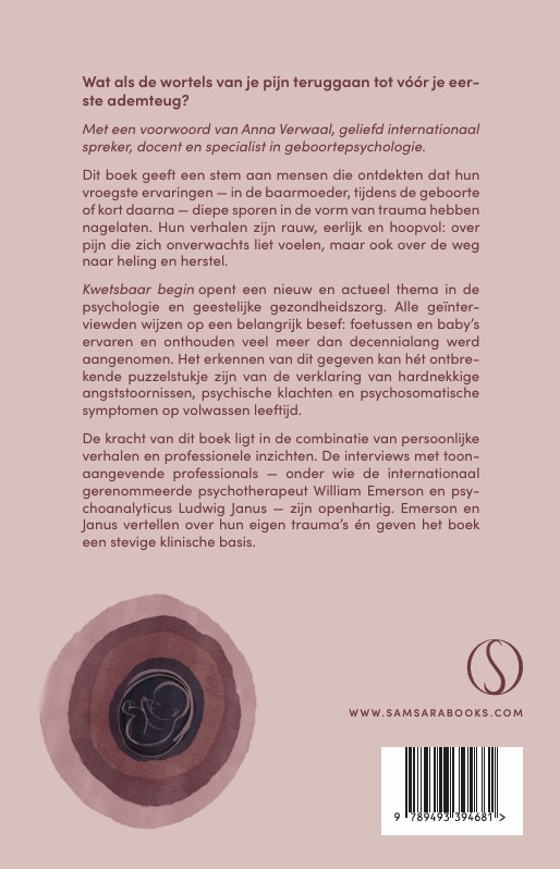 Achterkant van Kwetsbaar begin