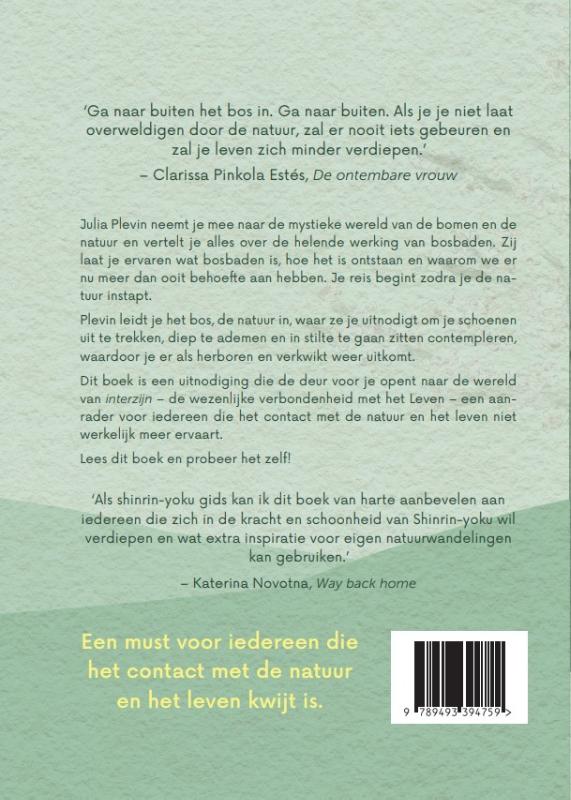 Achterkant van Shinrin-yoku