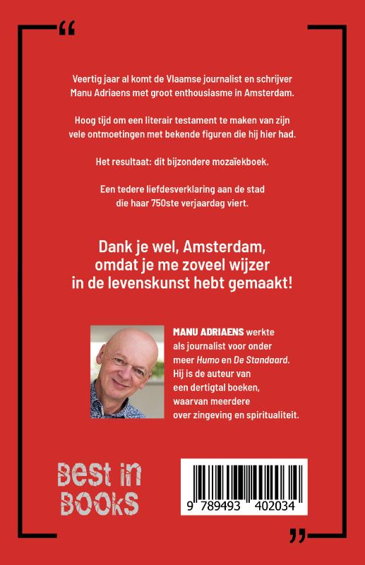 Achterkant van De wijsheid van Amsterdam