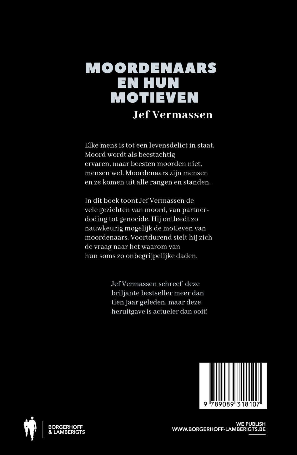 Achterkant van Moordenaars en hun motieven