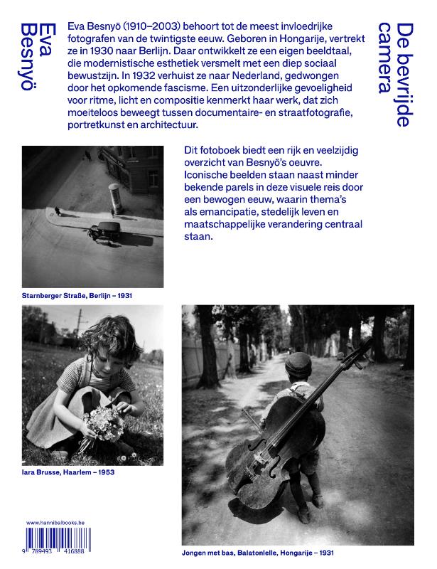 Achterkant van Eva Besnyö – De bevrijde camera