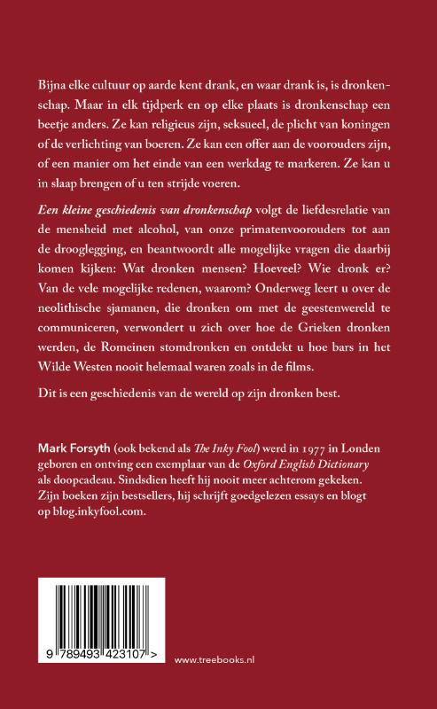 Achterkant van Een kleine geschiedenis van dronkenschap