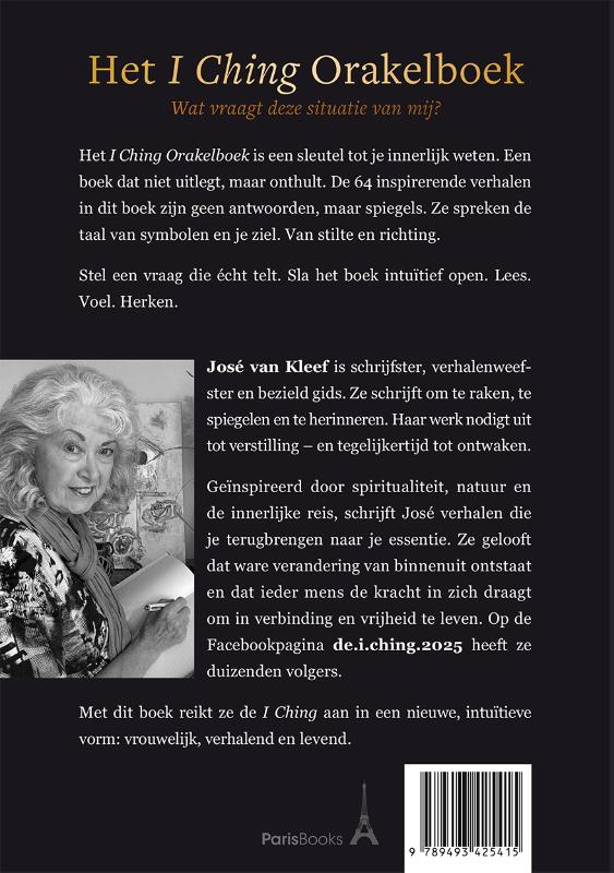 Achterkant van Het I Ching Orakelboek