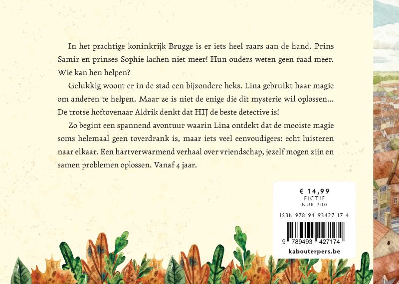 Achterkant van Heks Lina redt het Koninkrijk Brugge