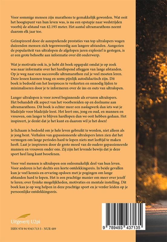 Achterkant van Langer ultralopen