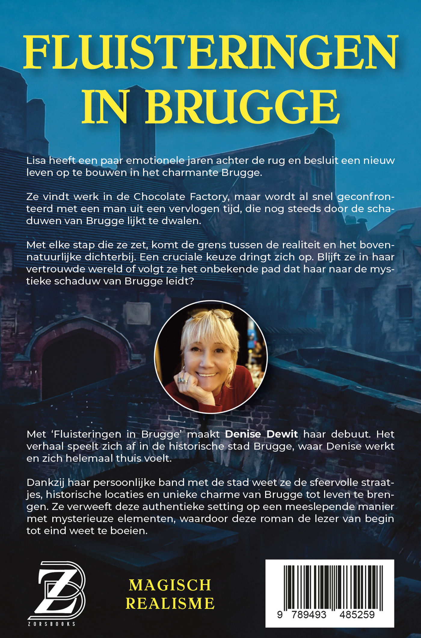 Achterkant van Fluisteringen in Brugge