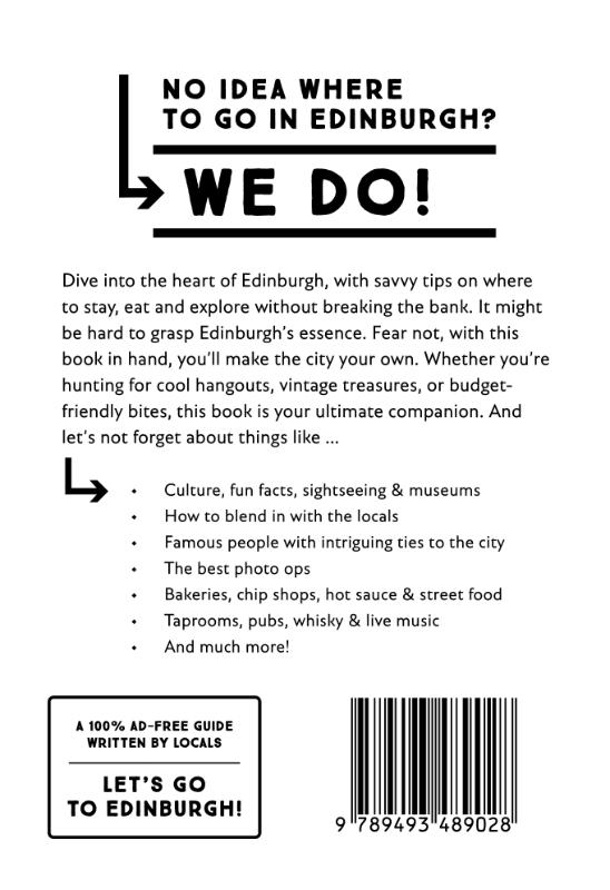 Achterkant van Edinburgh