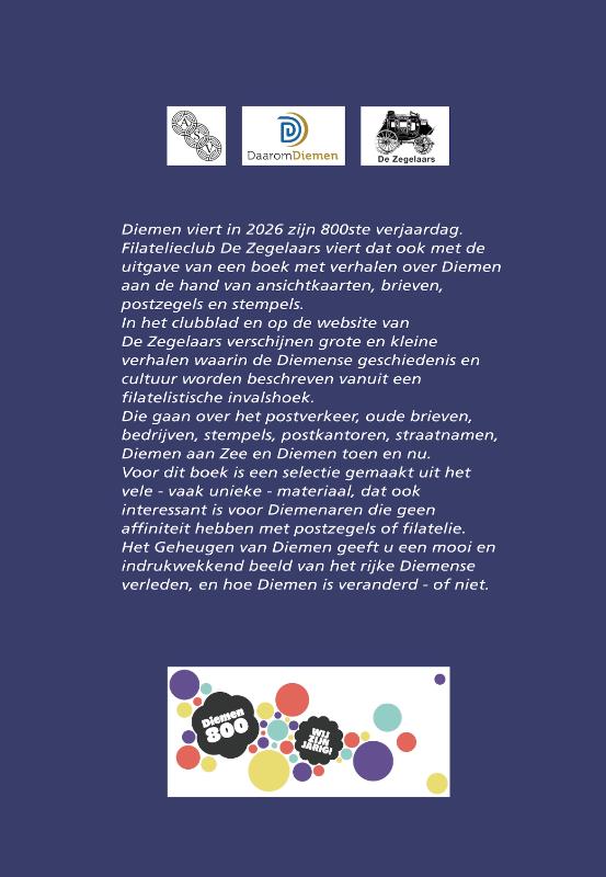 Achterkant van Het Geheugen van Diemen