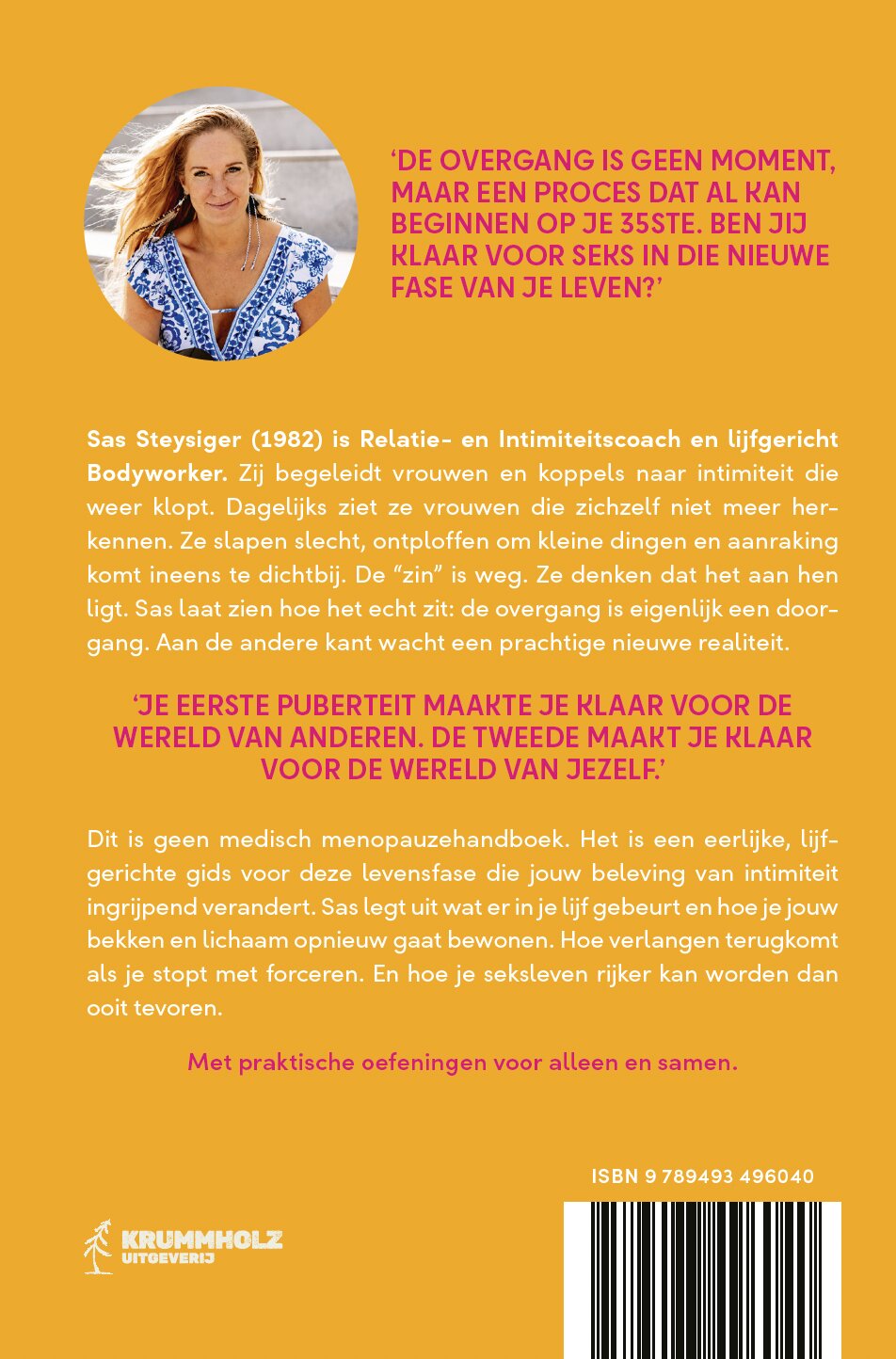 Achterkant van Je tweede puberteit