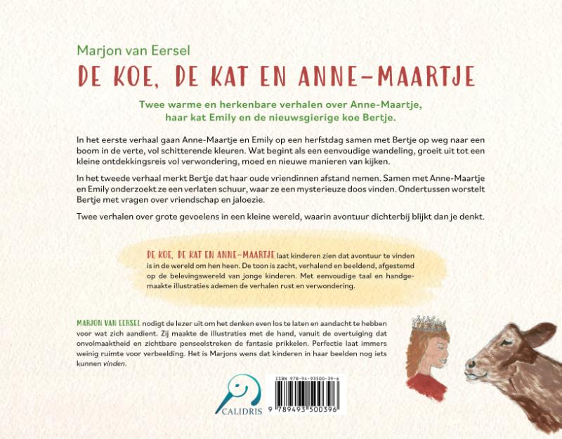 Achterkant van De koe, de kat en Anne-Maartje