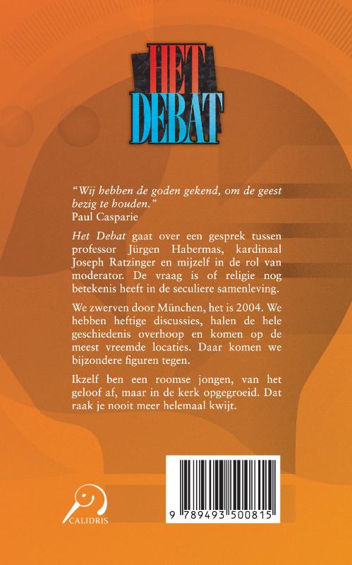 Achterkant van Het debat