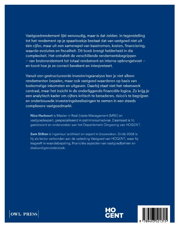 Achterkant van De cijfers achter vastgoed