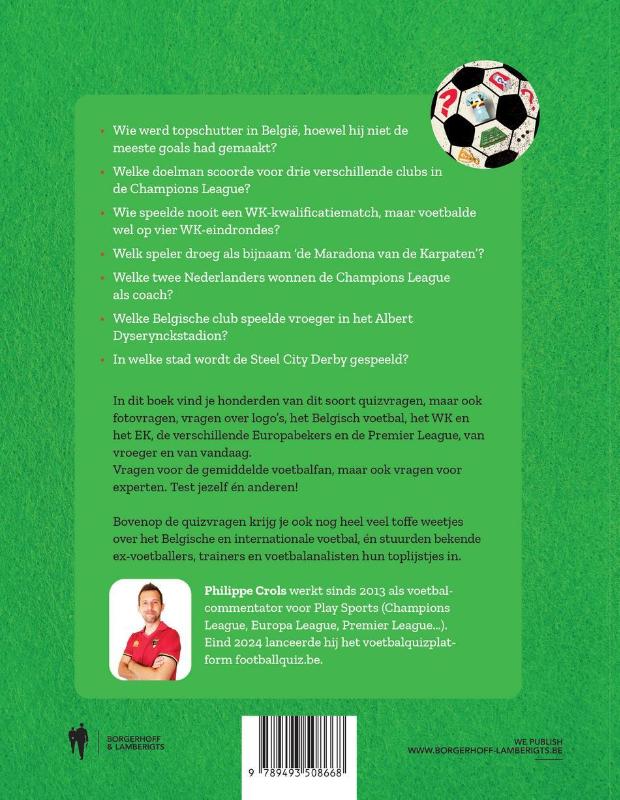 Achterkant van Het grote voetbalquizboek