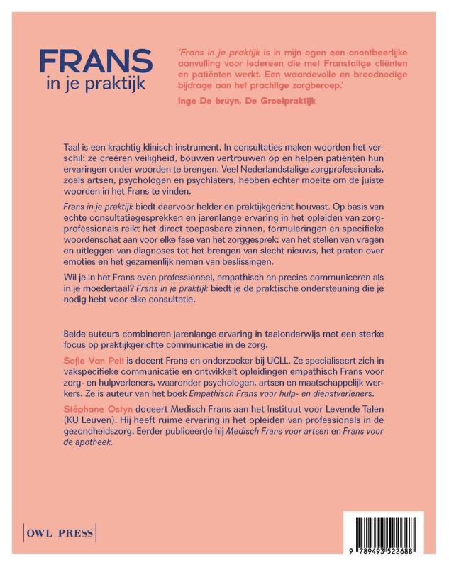 Achterkant van Frans in je praktijk