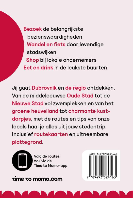 Achterkant van Time to Momo Dubrovnik + autoroutes langs de kust & door het achterland