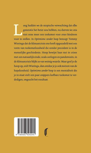 Achterkant van Optimisme zonder hoop