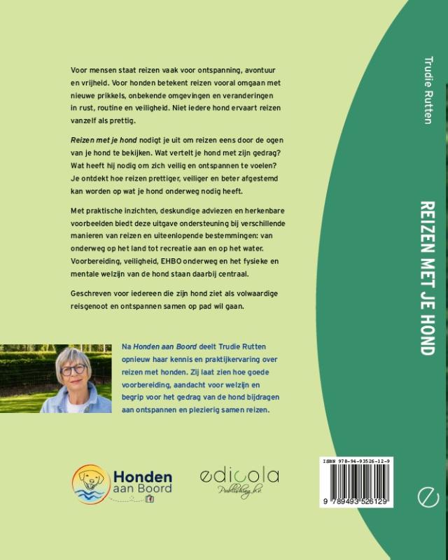Achterkant van Reizen met je hond
