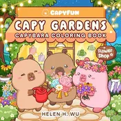 Omslag van Capy Holidays Capybara Coloring Book