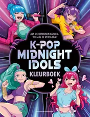 Omslag van K-Pop Midnight Idols kleurboek