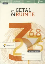 Omslag van Getal & Ruimte 12e ed vwo 3 FLEX leerboek 1+2 + werkboek 1+2