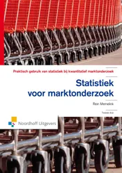Omslag van Statistiek voor marktonderzoek