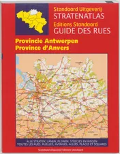 Omslag van Stratenatlas provincie Antwerpen = Guide des rues provence d'Anvers