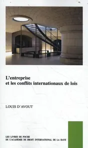 Omslag van L’entreprise et les conflits internationaux de lois