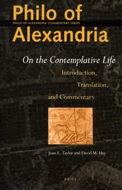Omslag van Philo of Alexandria: On the Contemplative Life