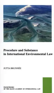 Omslag van Procedure and Substance in International Environmental Law