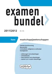 Omslag van Maatschappijwetenschappen havo 2011/2012
