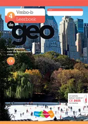 Omslag van De Geo Leerboek 4 vmbo-b (CE)