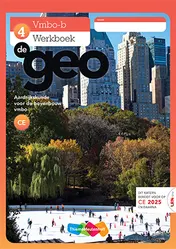 Omslag van De Geo Werkboek 4 vmbo-b (CE)