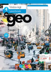 Omslag van De Geo Leerboek 4 vmbo-kgt (CE)